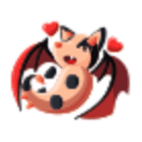 Bat Dragon Cuddle Animated Sticker - Legendary from Premium Sticker Pack